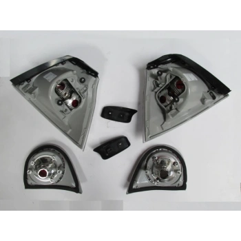 volkswagen golf- 5- 2004-2009  modıfıye stop lambası ıç/dıs set sağ/sol set 6parça kırmızı/beyaz (tyc))