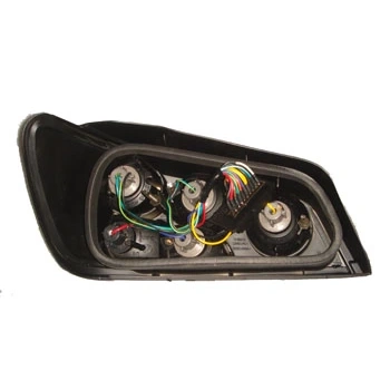 peugeot  306  hb- 1997-2000  modıfıye stop lambası sağ/solset 2parça füme/kırmızı/beyaz(sıyah çerçeve)