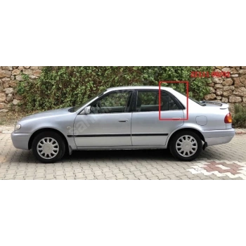 toyota corolla- ae111- 1999-2000  arka kapı çıtası (arka) sağ/sol set Oem No (7505612190)