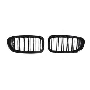 bmw 5 serı- 5 serisi- 2010-2016  ön panjur sağ/sol set (2 parça) (çıft çıtalı) (pıano sıyah) Oem No (A0103198)