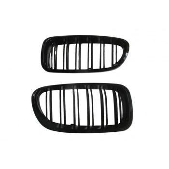 bmw 3 serı- 3 serisi- 2009-2011  ön panjur sağ/sol set (2 parça)pıano sıyah (çıft çıtalı) (lcı) Oem No (A0903198)