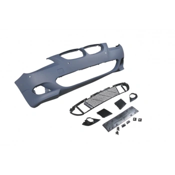 bmw 5 serı- 5 serisi- 2004-2007  ön tampon (ızgaralı//plaka plast.)sen.delıklı 18mm/f.yık.lı) (m-tech) astarl Oem No (A51117897208S2)