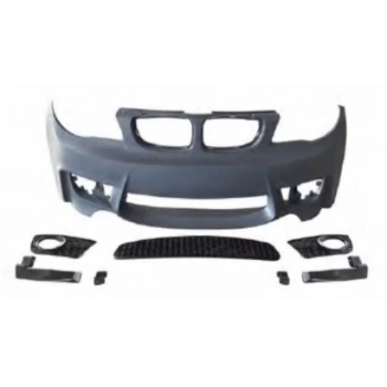 bmw 1 serı- 1 serisi- 2004-2011  ön tampon grı(sıs d.lı/f.yık.lı/sen.d.lı)sisli ızgaralı)8 parça)m1style/lcı Oem No (A51118052493M1)