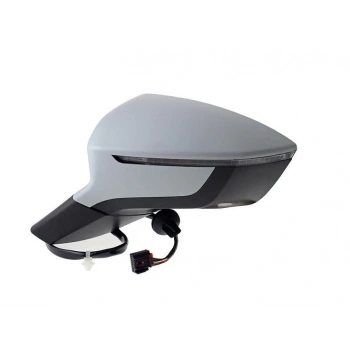 Skoda Superb 2015-2024 Elektrikli Isıtmalı Astarlı Katlanır Hafızalı Yan-Alt Lambalı Sağ Dış Dikiz Aynası Oem No (3V1857508C)