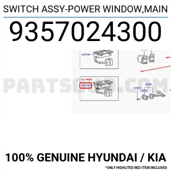 Hyundai H-100 Kapı Işık Butonu Oem No (9356024001)