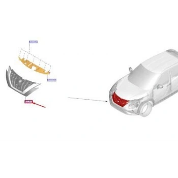 Dacia Lodgy 2012 Sonrası Panjur Oem No (623104478R)