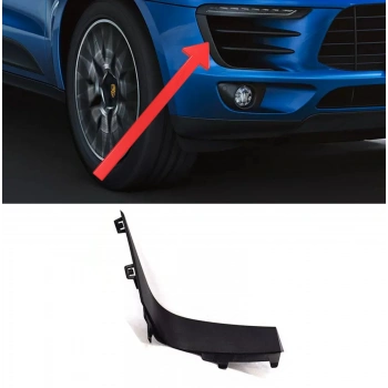 porsche macan- 2018-2020  ön tampon panjuru çerçevesı sol sıyah (tw) Oem No (95B807819B1E0)