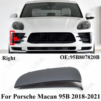 porsche macan- 2014-2017  ön tampon panjuru çerçevesı sağ sıyah (tw) Oem No (95B8078201E0)