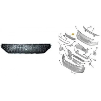 PSA 3008 2016- Ön Tampon Panjuru Oem No (98116922XT)