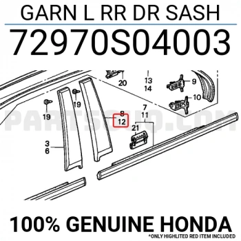 Honda Civic 1996-2000 Ön Direk Bakalit Sol Oem No (72470S04003)