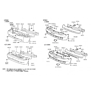 Hyundai Accent 1998-2000 Ön Tampon Demiri Oem No (86530-22000)