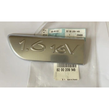 Renault Megane 1.6 V Krom Yazı Sol 2003- Oem No (8200209149)