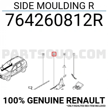 Renault Duster 2010- Marşbiyel Bakaliti Sağ Oem No (764266145R)