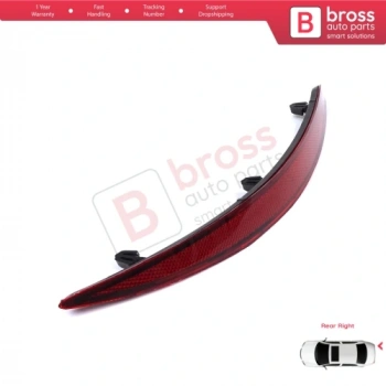 Fiat Egea 2016- Arka Tampon Reflektörü Sağ Oem No (51998149)