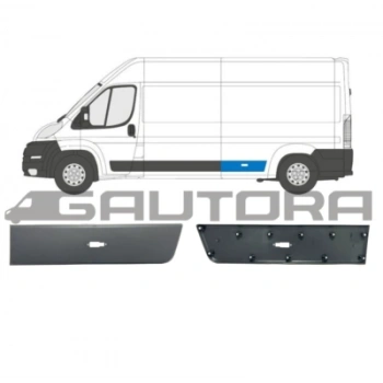 Ducato/Boxer/Jumper 2006- Arka Çamurluk Bandı Delikli Sol Oem No (735438350)