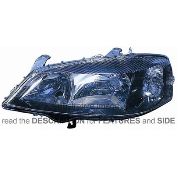 Astra -G-1998-2004 Far Elektrikli Siyah Sağ Oem No (1216288)