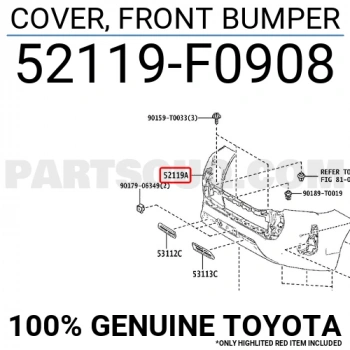 Hilux - Hı Cruıser Ön Tampon 2021- Oem No (52119F0908)