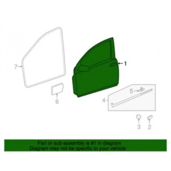 Golf Vı 2008 Ön Kapı Sol Oem No (5K4831055H)