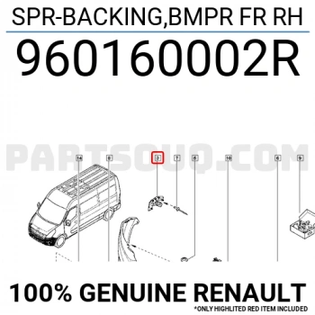 Master Iıı 2009- Ön Tampon Braketi Sağ Oem No (960160002R)