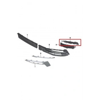 Bmw G30 G31 2017  Tampon Izgara Ön Sol   (Oem No:51117385269)