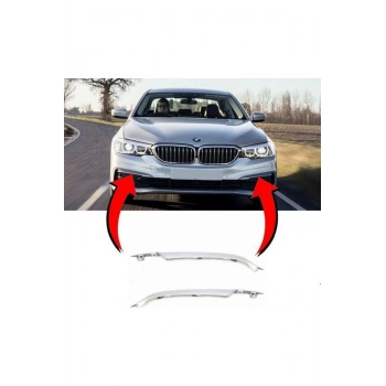 Bmw 5 Serisi G30 G31 2017  Tampon Ön Izgara Kaplama  Sol   (Oem No:Bmw51117385271)
