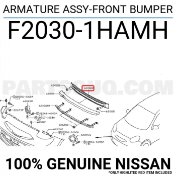 Nissan Micra Ön Tampon Demiri 2010- (Oem No:  F20301Hamh)