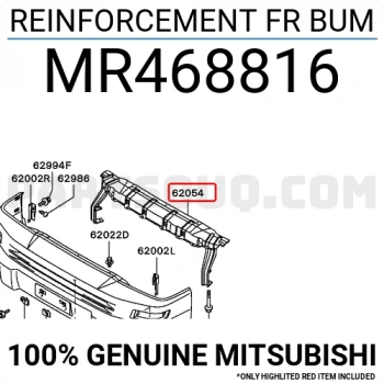 Mitsubishi L300 Ön Tampon Demiri  2000- 2009 (Oem No:  Mr468816)