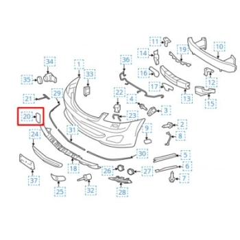 Mercedes S Class Ön Tampon Çeki Demir Kapağı Astarlı 2009-  (Oem No:  A22188503229999)