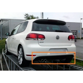 Volkswagen Golf Vı Arka Tampon Karlık Çift Egzost Delikli 2008- (Oem No:  5K6807521M9B9)