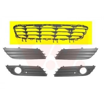 Opel Astra Ön Tampon Panjuru Orta 2004- 2007 (Oem No:  13151540)