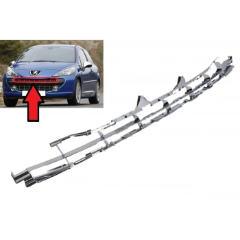 Peugeot 207 Ön Tampon Panjuru Nikelaj Alt Rc Sport 2006 (Oem No:  7414Qe)