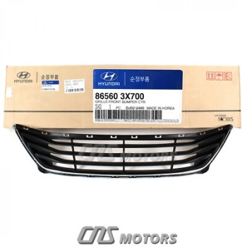 Hyundai Elantra Ön Tampon Panjuru 1 Nikelaj Bandlı 2013-2015 (Oem No:  865603X700)