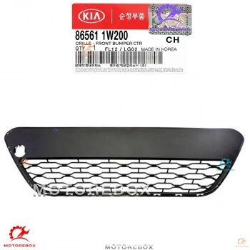 Kia Rio Ön Tampon Panjuru Koyu Grı 2012- 2016- (Oem No:  865611W200)
