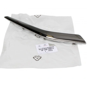 Peugeot 208 Ön Tampon Panjur Bandı Nikelaj Sol 2015- (Oem No:  1613502680)