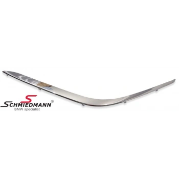 Bmw 7 Serisi Ön Tampon Bandı Nikelaj Sol 1994-1998 (Oem No:  51118125437)