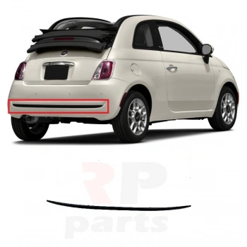 Fiat 500 Arka Tampon Bandı Desenli Alt 2007- (Oem No:  735455224)