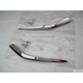 Peugeot 208 Ön Tampon Panjur Bandı Nikelaj Set 2015- (Oem No:  1613503380)
