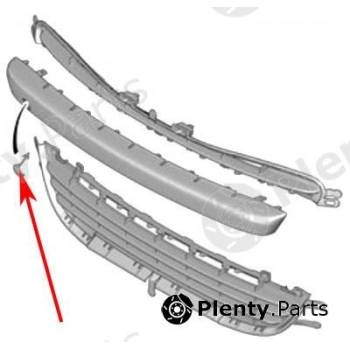 Peugeot 207 Ön Tampon Bandı 2009-  (Oem No:  7452Zs)