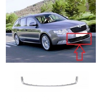 Skoda Suberp Ön Tampon Bandı Nikelaj 2008  (Oem No:  3T0807243B2Zz)