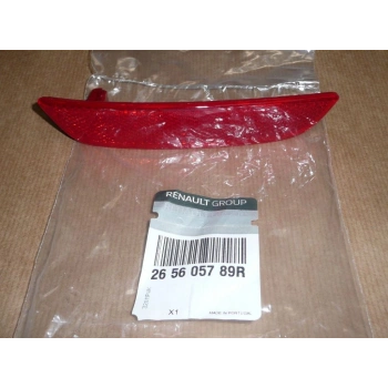 Renault Clio Arka Tampon Reflektörü Hatchback  Sağ 2011- (Oem No:  265605789R)