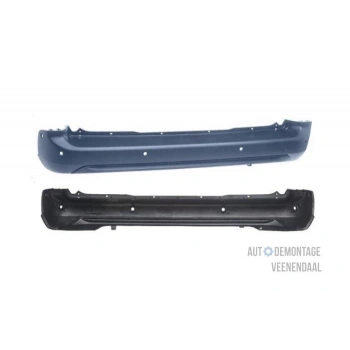 Peugeot Rifter/Berlingo Arka Tampon 6 Sensör Delikli .Astarlı 2018- (Oem No:  1633557880)