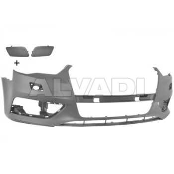 Audi A3 Ön Tampon Far Yıkama Kapağı Aklı Delikli Astarlı 2012- 2015- (Oem No:  8V0807065Agru)