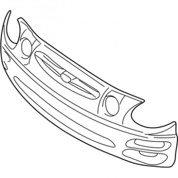 Kia Sephia Ön Tampon Delikli Astarlı 1998--2002 (Oem No:  0K2B150031Xx)