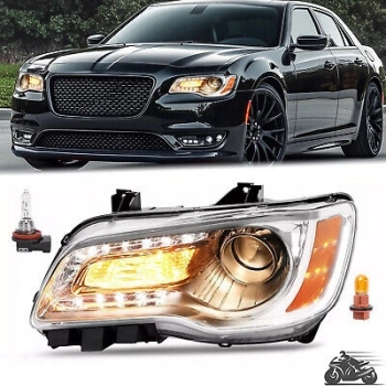 Land Rover Discovery Ön Tampon Far Yıkama Sensör Delikli Astarlı 2004-- 2009 (Oem No:  15Lr008619)