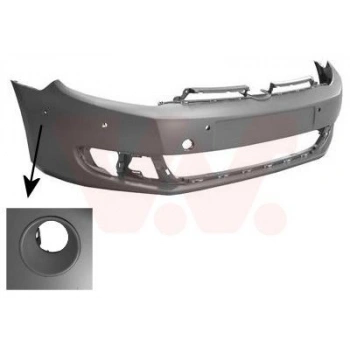 Volkswagen Golf Vı Ön Tampon Sensör Delikli Astarlı 2008-2012 (Oem No:  5K0807217Bpgru)