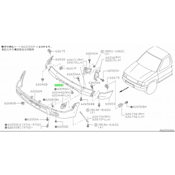 Nissan Pıckup D22 Ön Tampon Sıyah Orta 1997-2001 (Oem No:  620223S200)