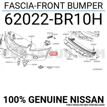 Nissan Qashqai Ön Tampon 2010- (Oem No:  62022Br10H)