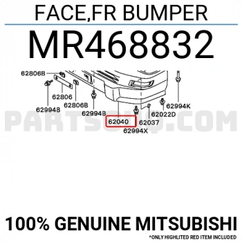 Mitsubishi L300 Ön Tampon 2002- (Oem No:  Mr468832)