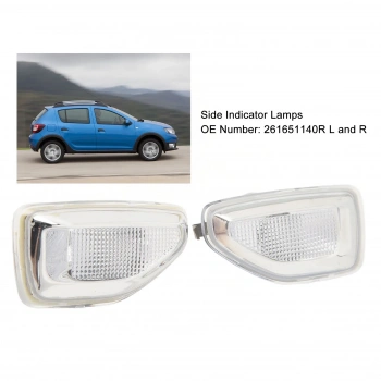 Dacia Logan/Sandero Çamurluk Sinyali  Sol 2013- (Oem No:  261651140R)