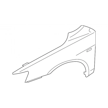 Mitsubishi Lancer Evo Ön Çamurluk Delikli Sol 2008- (Oem No:  5220C877)